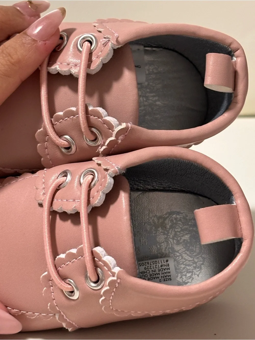 Vince Camuto Baby Girl Pink Booties Size 2